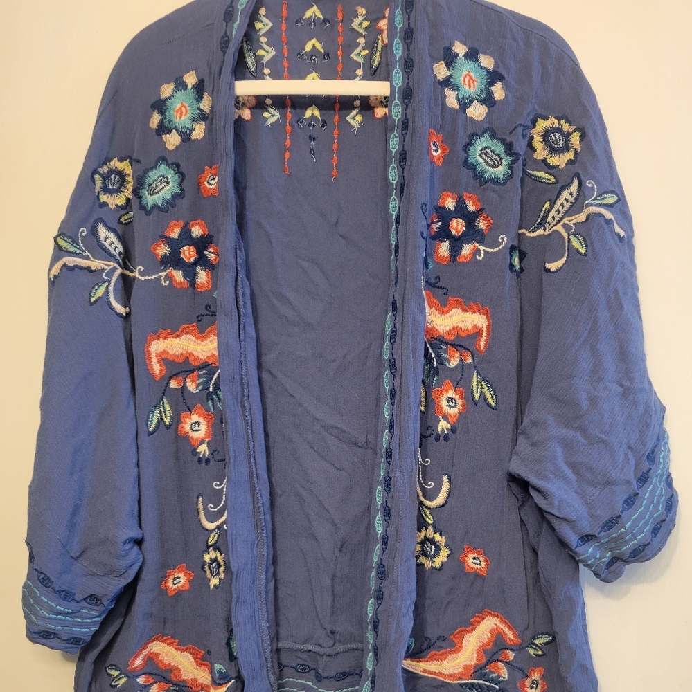 Lightweight Embroidered Top